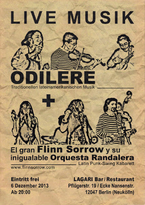 Concierto: Odilere + el gran Flinn Sorrow y su inigualable Orquesta Randalera